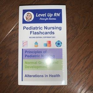 Level up RN pediatric flash cards